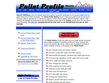 Tablet Screenshot of palletprofile.com